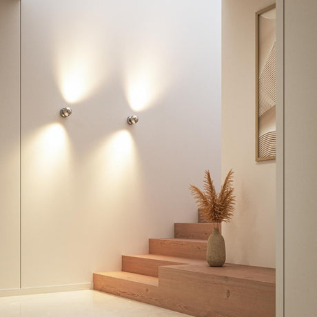 Glass Wall Lamp with ambient lighting for modern homes | OroDwell