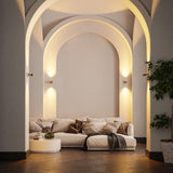 Metal and glass Glass Wall Lamp – rotating design with remote control detail view | OroDwell