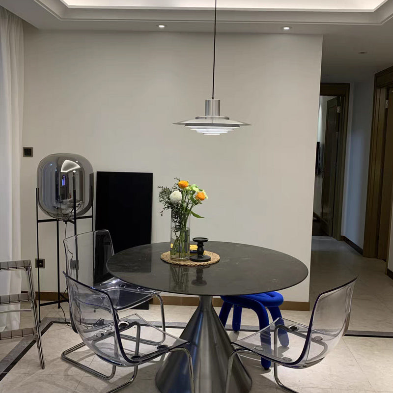 Aluminum Pendant Light Soft Ambient Glow for Dining Room - OpalDwell