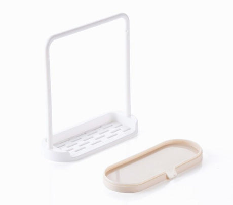 Compact dishcloth holder for kitchen organization