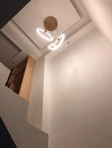 Virelle Ring Chandelier Full Fixture Front View - OpalDwell