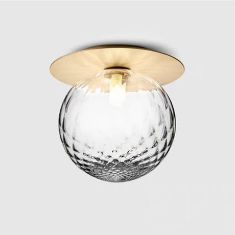 Gold Brass-Toned Ceiling Light for Modern Homes