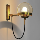 Wall sconce shown as a freestanding lamp