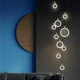 Ring Chandelier Semi-Flush Mount Installation Detail - OpalDwell