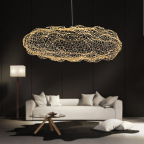 Iron pendant light LED cloud design for living room