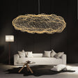 Handcrafted Iron Cloud Lamp Starry LED Dots OpalDwell
