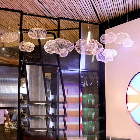 Iron pendant light LED for modern homes decor