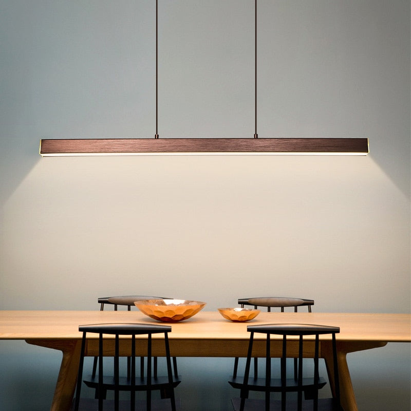 Linear LED Chandelier for Dining Room