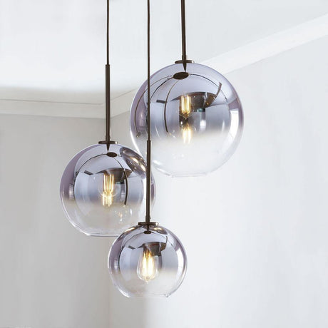 Aurell Glass Chandelier – globe design | OroDwell