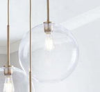 Aurell Glass Chandelier in a living room setting | OroDwell