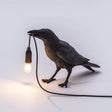 Rookhaven Raven Bird Table Lamp for Living Room