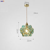 Floral Glass Pendant Light Soft Ambient Glow