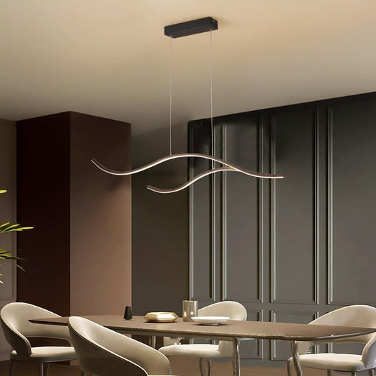 Sculptural Ceiling Pendant Light Close-Up Detail