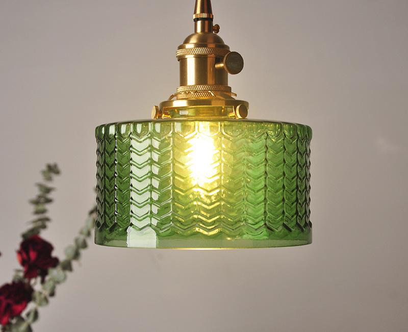Iron, brass and glass Brass Pendant Light – square design detail view – view 16 | OroDwell