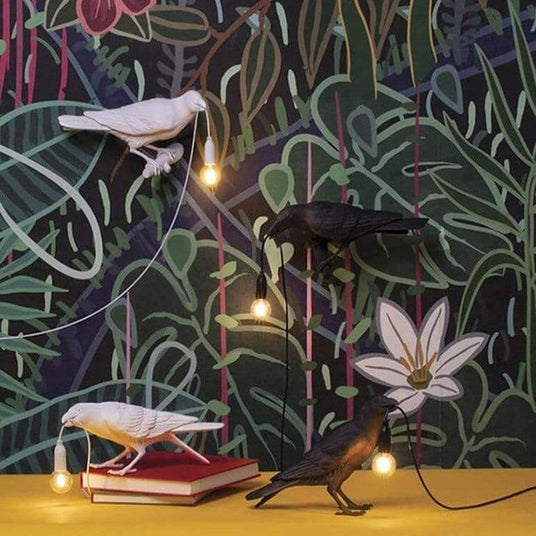 Table Lamp on Bookshelf or Nightstand
