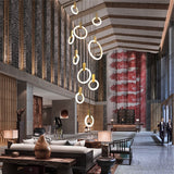 Ring Chandelier Cozy Warm Light Interior Accent - OpalDwell