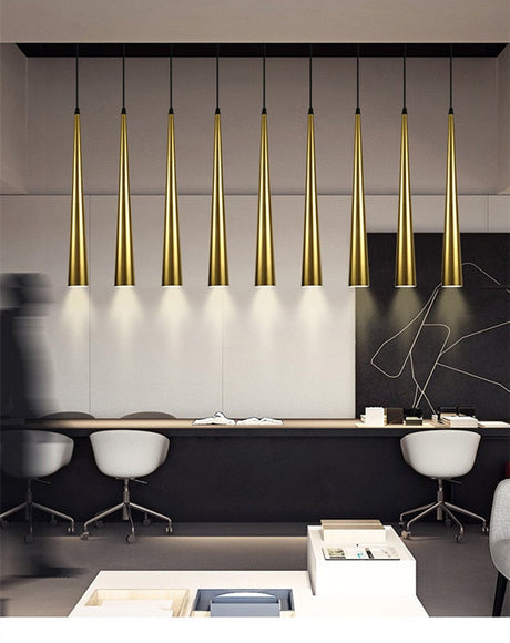 Cone LED Pendant Light Close-Up Surface Detail - OpalDwell
