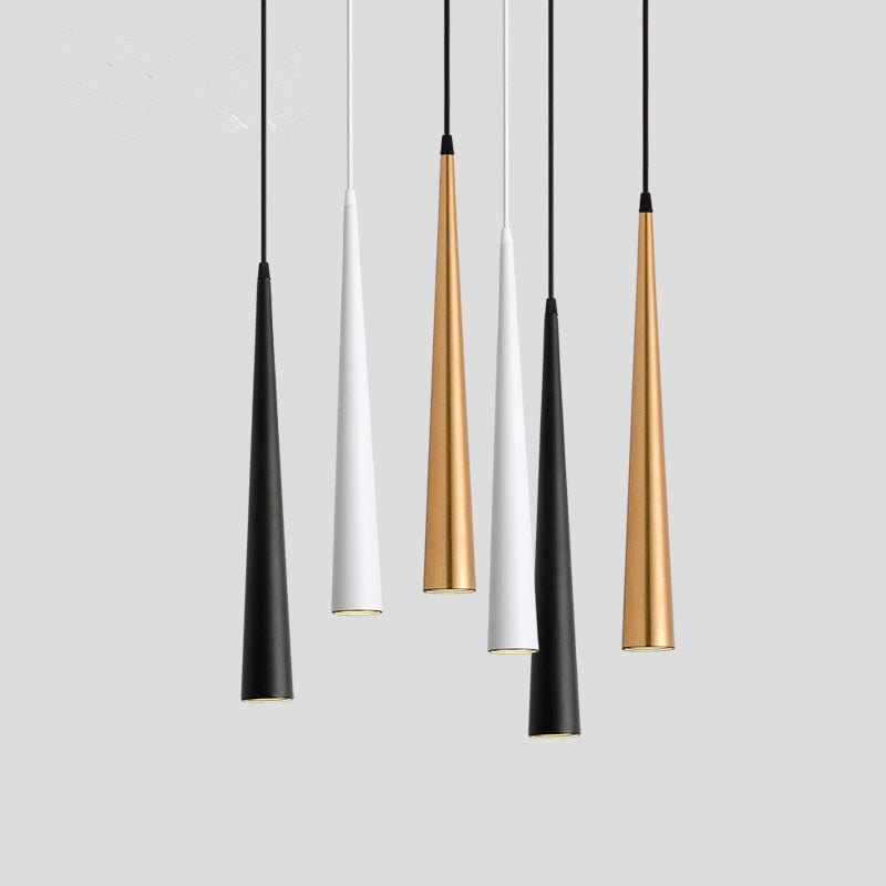 Cone LED Pendant Light Modern Aluminum