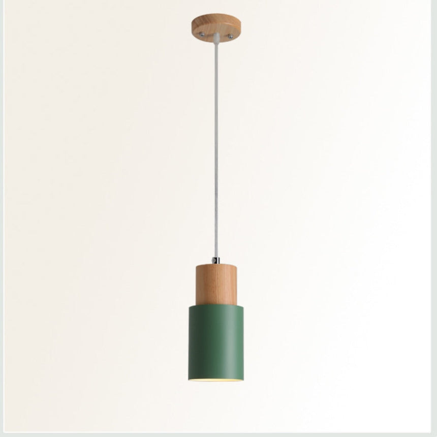 Lyra Hanging Lamp – Matte Plastic Shade Fixture