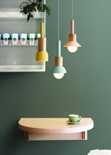 Wood Detail Pendant Light for Contemporary Interiors
