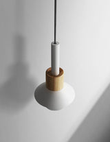 Metal and Wood Pendant Light for Home Decor