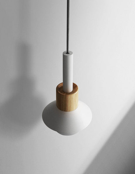 Metal and Wood Pendant Light for Home Decor