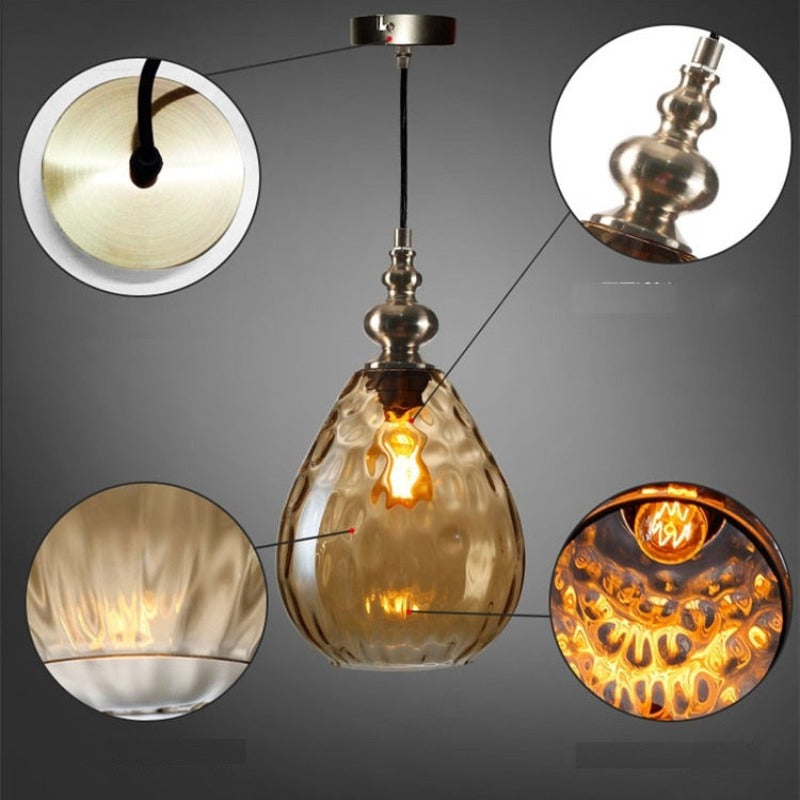 Arlena Wood Pendant Light dimensions and design detail | OroDwell