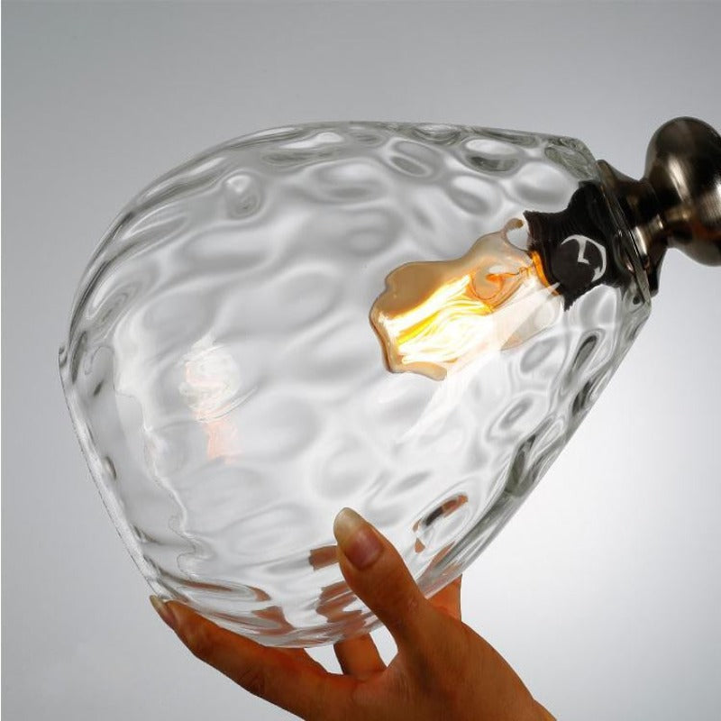 Arlena Wood Pendant Light close-up – drop design | OroDwell