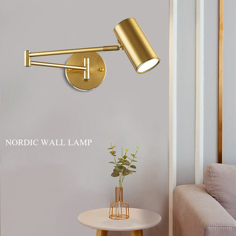 Iron Brass Wall Sconce for Hallway Decor