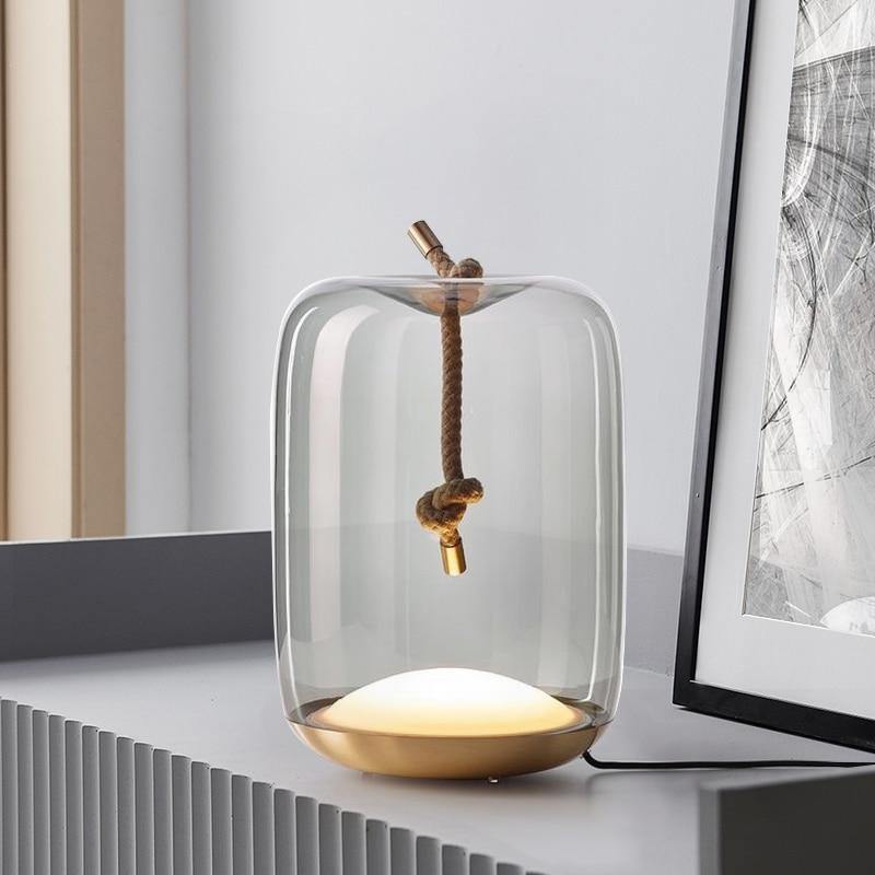 Glass Table Lamp LED Warm Ambient Glow – Collection