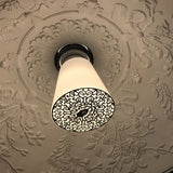 Flush mount light for hallways and living rooms