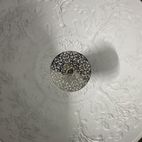 Solara Bloom resin crystal chandelier ceiling fixture
