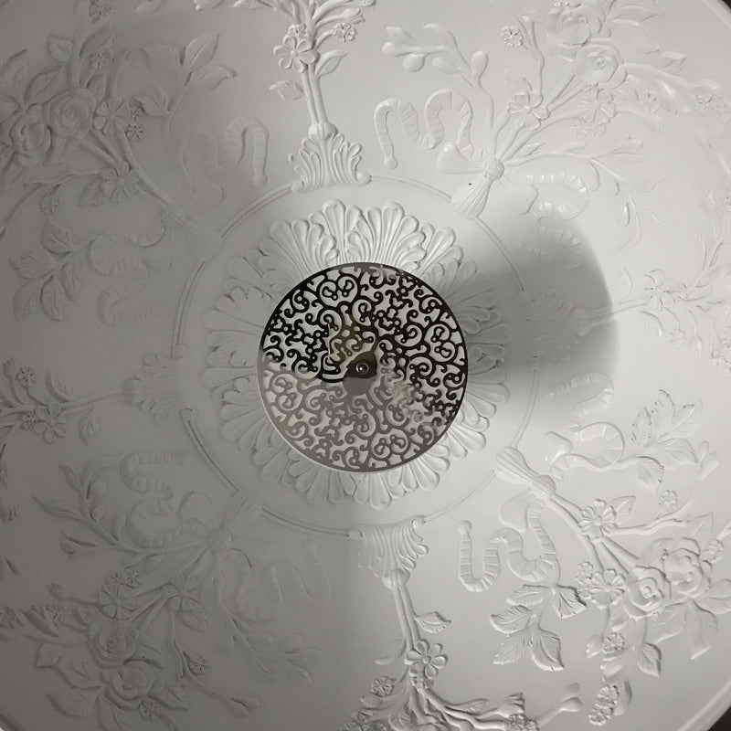 Solara Bloom resin crystal chandelier ceiling fixture