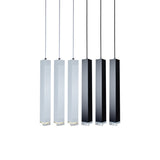 Elorra Cylinder Pipe Pendant Light Side Angle Perspective - OpalDwell
