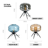 Ambient glass lamp for reading nook