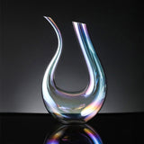 Santa Rosa Crystal Glass Wine Decanter overall product view - OpalDwell