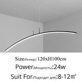 Arc Chandelier for Scandinavian Home Decor