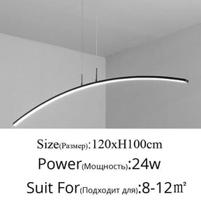 Arc Chandelier for Scandinavian Home Decor