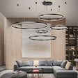 LuxeGlow Chandelier Multi-Ring Configuration Detail