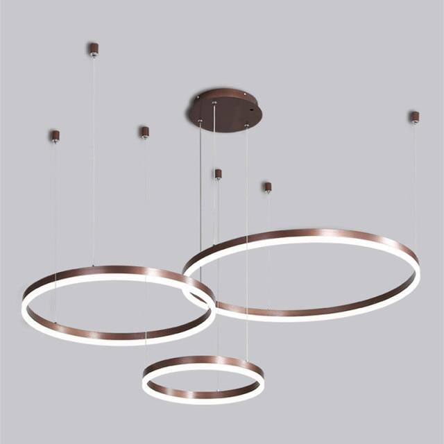 LuxeGlow Aluminum Chandelier for Modern Homes