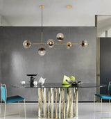 Solara Amber Glass Fixture for Hotel and Exhibition Spaces