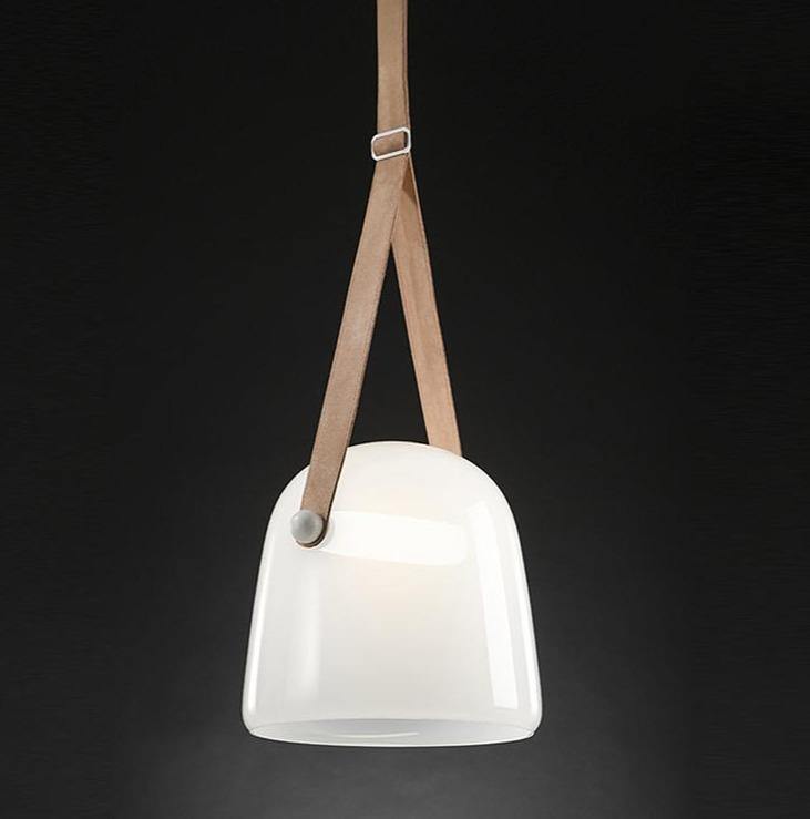 Glass Pendant Light – square design detail view | OroDwell