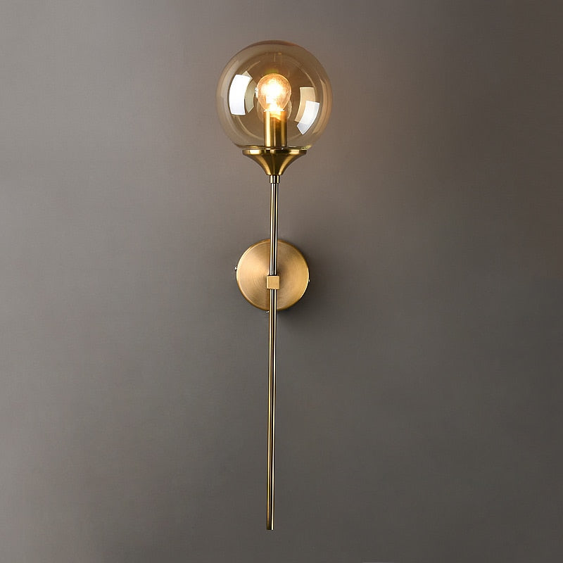 Glass globe lighting for modern homes