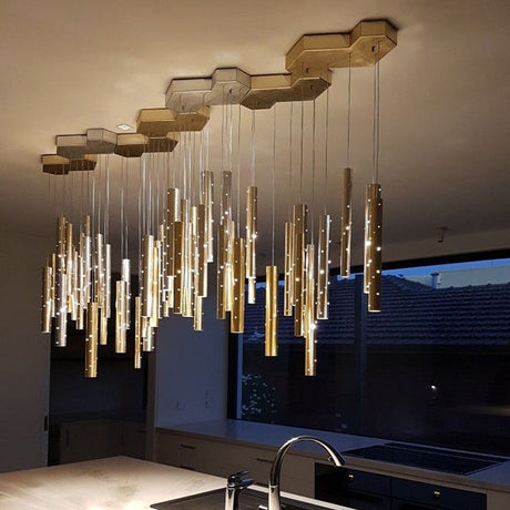 Chandelier Cylinder Detail - Open-Ended Design