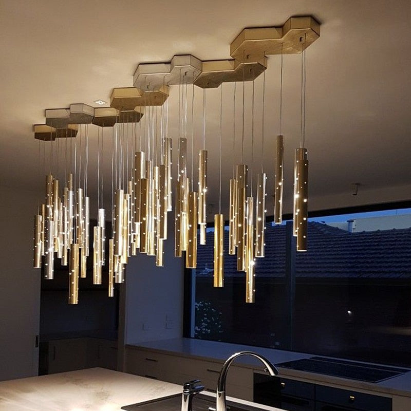 Chandelier Cylinder Detail - Open-Ended Design