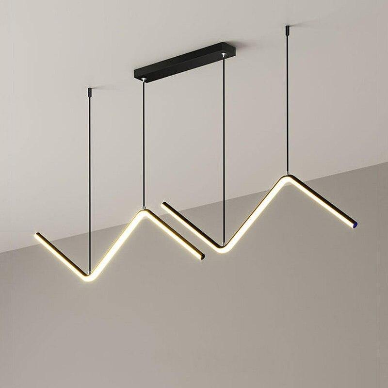 Geometric Black Chandelier – geometric triangle dimmable design | OroDwell