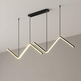 Geometric Black Chandelier – geometric triangle dimmable design | OroDwell