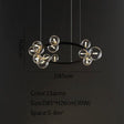 Chandelier with Warm Glow Lighting for Living Room