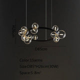 Chandelier with Warm Glow Lighting for Living Room