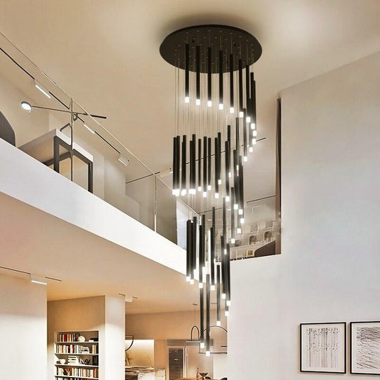 Nordic Chandelier Forty Nine Light Configuration Design